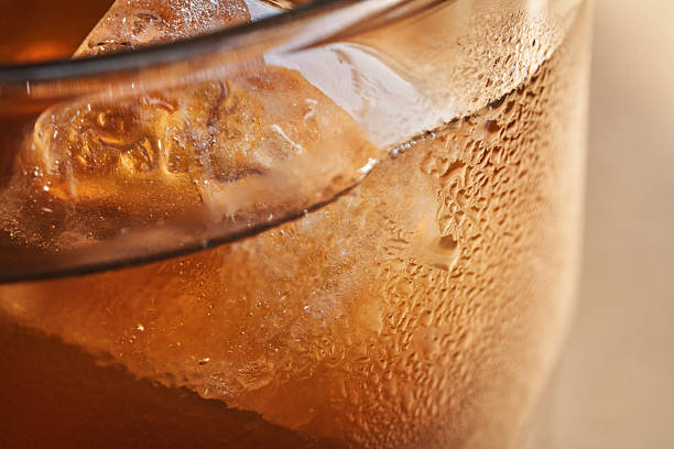 istock Preparing Iced Coffee Americano Served in a Glass 2220460629
