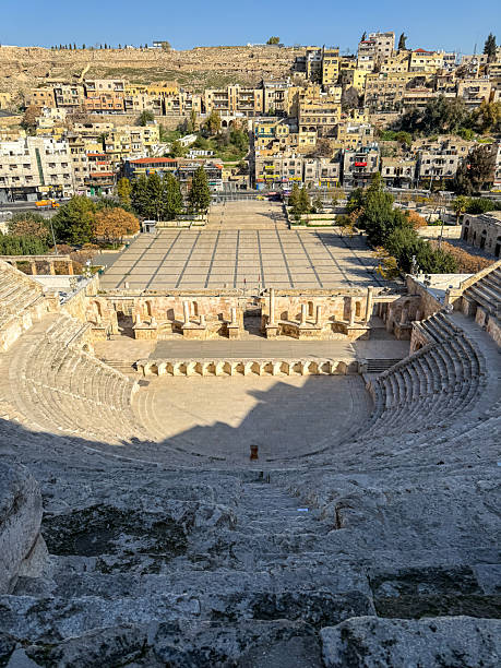 istock View over Amman, from Roman theatre, Jordan 2220463951