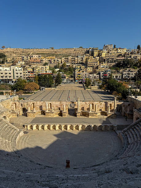 istock View over Amman, from Roman theatre, Jordan 2220463952