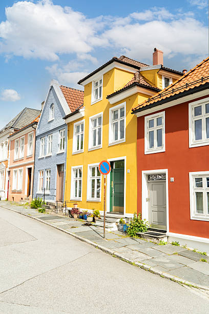 istock Colorful homes in Bergen's charming Nordnes district, Norway 2220466914