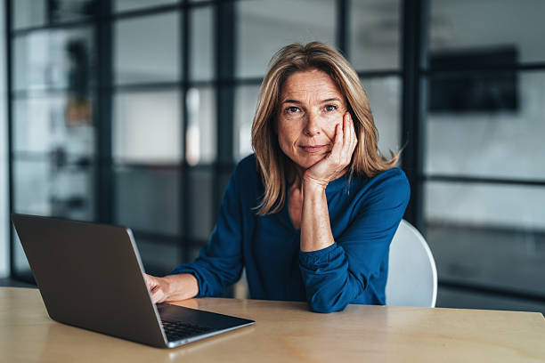 istock Business woman in the office 2220473500