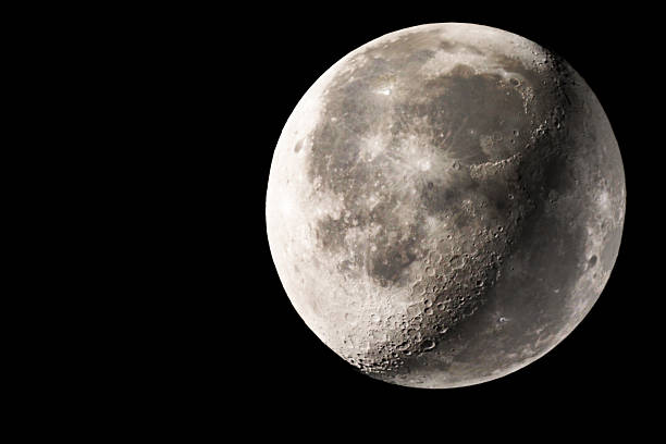 istock Close up shot of full moon 2220480000