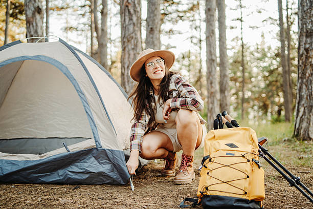 istock Young caucasian woman spending time in the nature 2220481176