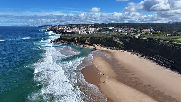 istock Big Beach At Sintra In Lisbon District Portugal. 2220482649