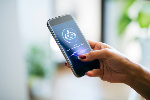 istock Woman using her smartphone to ask AI chatbot questions. 2220484382