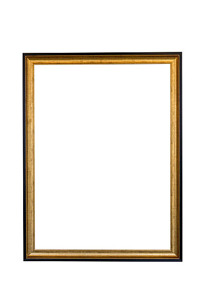 istock Wooden frame or Photo frame isolated on white background 2220485690