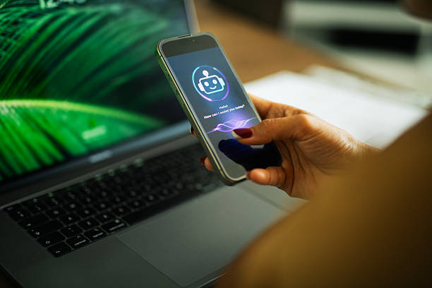istock Woman using her smartphone to ask AI chatbot questions. 2220487966