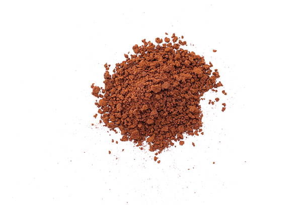 istock Finely ground roasted coffee, coffee powder 2220488409