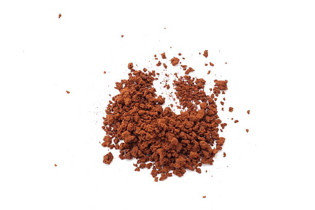 istock Finely ground roasted coffee, coffee powder, coffee isolate on white background 2220488473