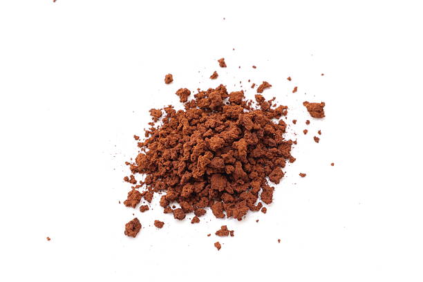 istock Finely ground roasted coffee, coffee powder 2220488482