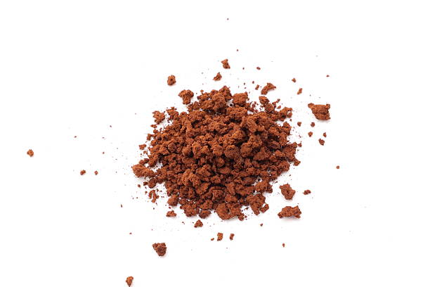 istock Finely ground roasted coffee, coffee powder 2220488483