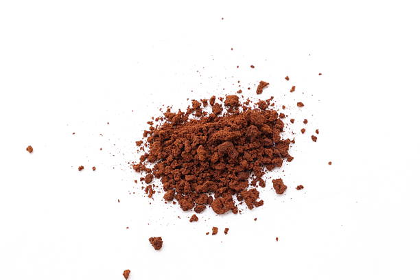 istock Finely ground roasted coffee, coffee powder 2220488487