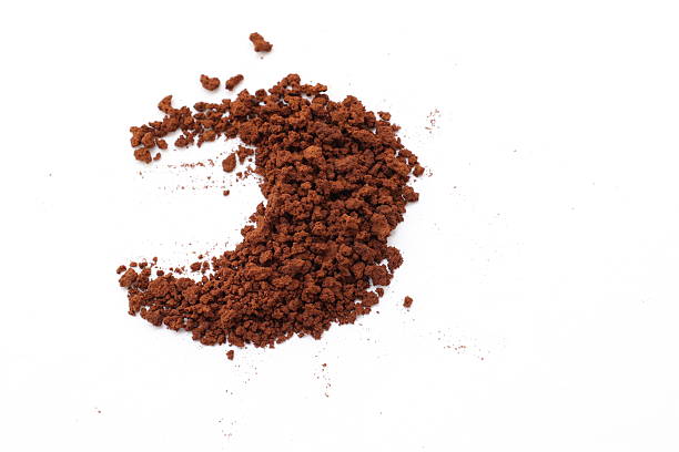 istock Finely ground roasted coffee, coffee powder 2220488517