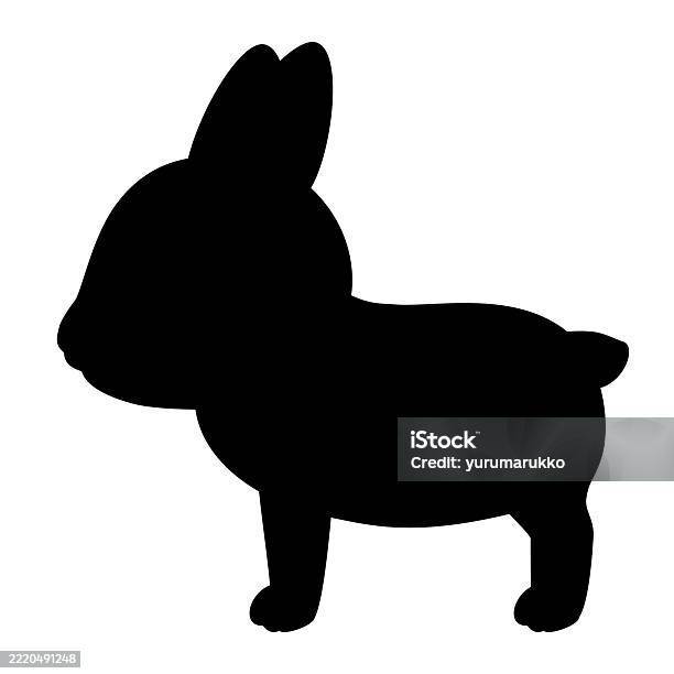 Side Rabbit Vector Design Sideways Rabbit Silhouette Stock Illustration - Download Image Now ...