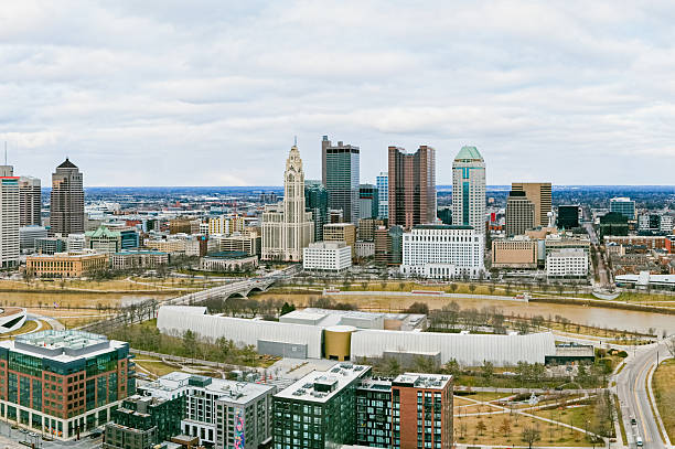 istock Scioto River - Downtown Columbus Ohio Skyline - Day 2220498735