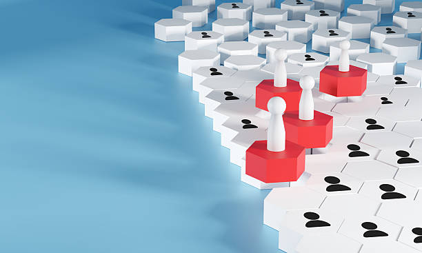 istock Recruitment management Business concept. Relationship Management with global structure. Management recruitment employment headhunting concept. Human Resource Management concept. 3D render 2220503338