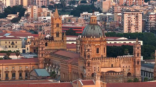 istock Palermo Cathedral from above, Sicily, Italy. 2220508459