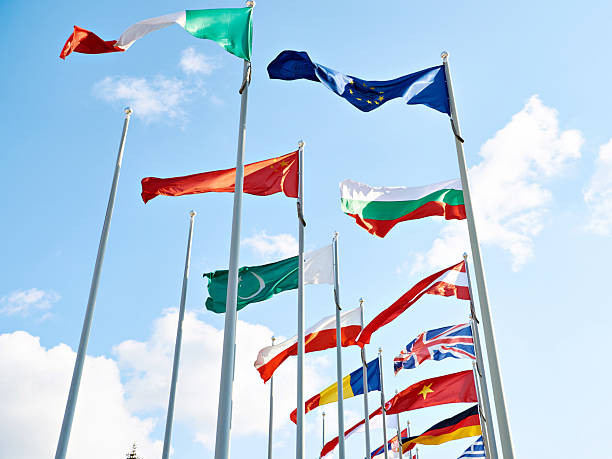 istock Flags of countries for business events 2220512935