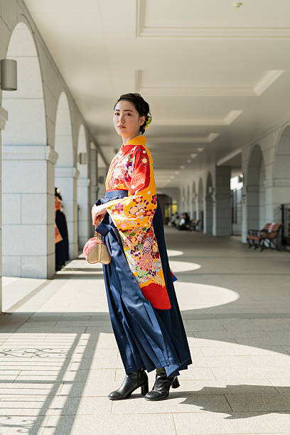 istock woman wearing a kimono 2220515042