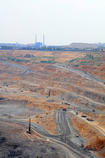 istock iron ore mining area landscape in Luan county, China 2220518495
