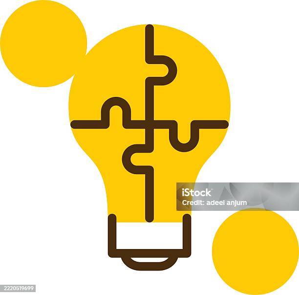 Problem Image Yellow Problem Solving Yellow Lieanr Circle Stock Illustration - Download ...
