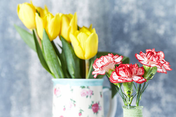 A vibrant bouquet of flowers, with copy space, captured in a close-up shot.