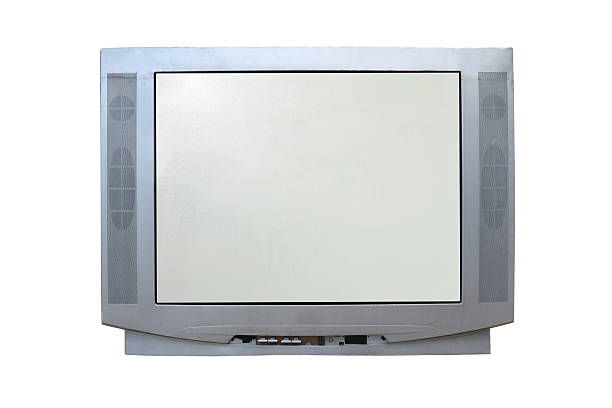 istock Old tv on isolated. Retro technology concept. 2220528957