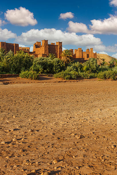 Ksar Ait Ben haddou, old Berber adobe-brick village or kasbah. Ouarzazate, Draa-Tafilalet, Morocco, North Africa