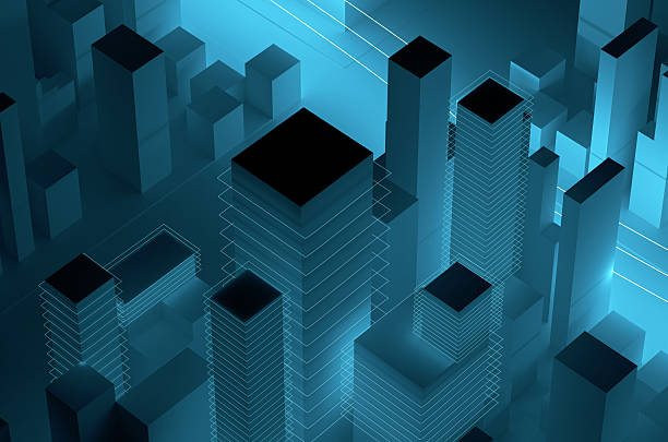 istock Layered Futures, Technology in abstract Urban Life 2220557923