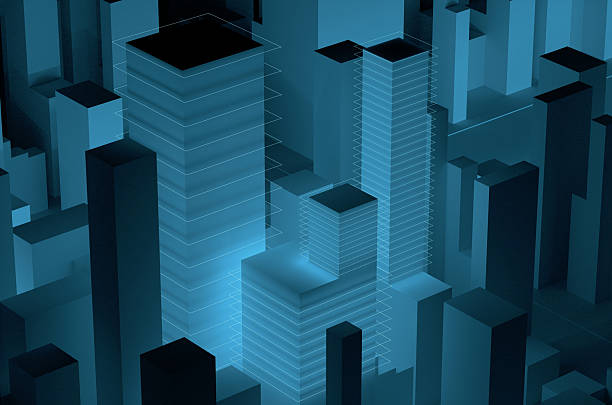 istock Layered Futures, Technology in abstract Urban Life 2220557924