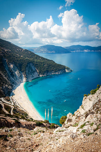 istock Myrtos beach, Kefalonia, Greece 2220559024