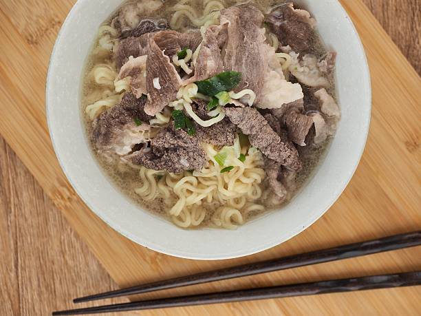 istock Asian food beef ramen, meal 2220559035