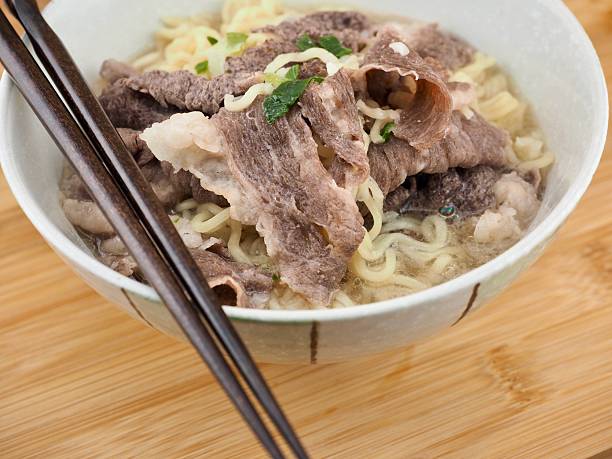 istock Asian food beef ramen, meal 2220559049