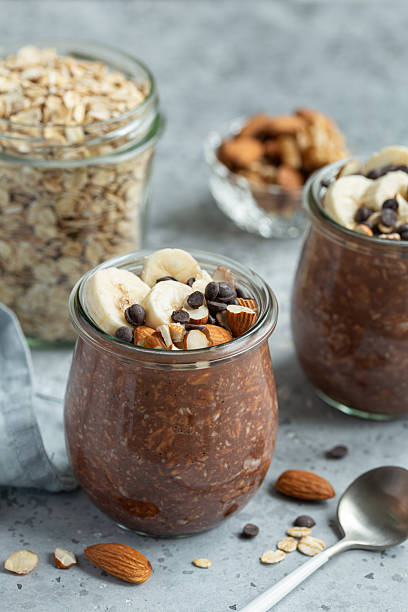 istock chocolate gluten free overnight oats 2220559782