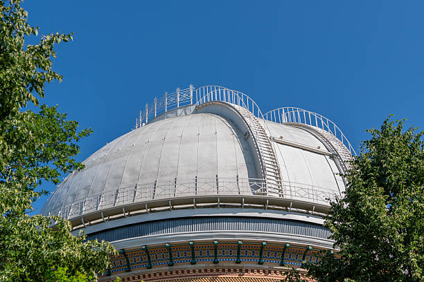 Germany, Potsdam, Wissenschaftspark Potsdam, June 03, 2025 - Historical Observatory in Potsdam with dome roof in sunshine