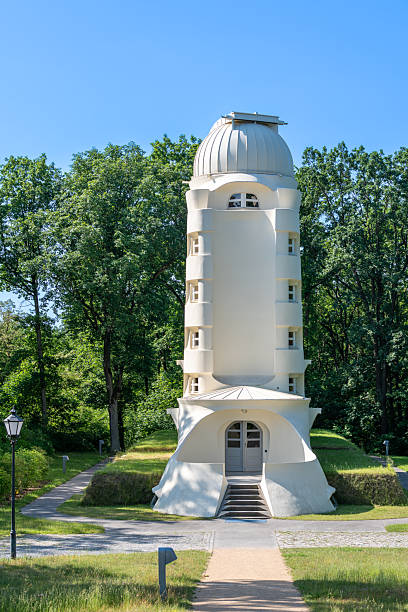 Potsdam, Germany - August 24, 2013: The Einstein tower in Potsdam at the Science Park on the Telegraphenberg, shot as an HDR Image