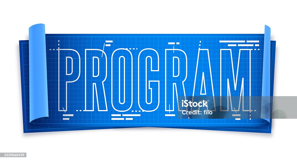 Programm Idee Program Idea Blueprint Brainstorming Strategy Process List Modern ...