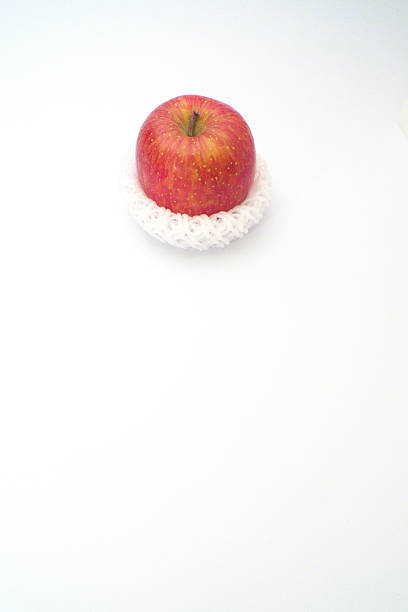Apple on white background