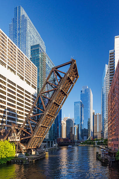 istock Vibrant sunny view of Chicago downtown skyline under a blue sky 2220576774