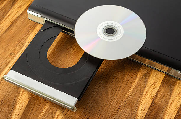 istock Photo of cd or dvd player with disc. 2220577371