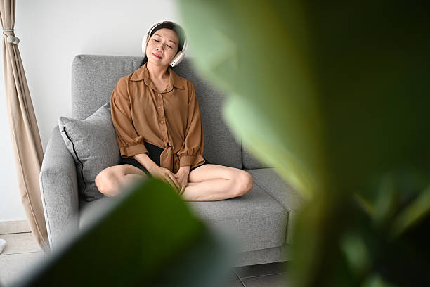 istock Relaxing at Home: A Morning with Music and Peace 2220578325