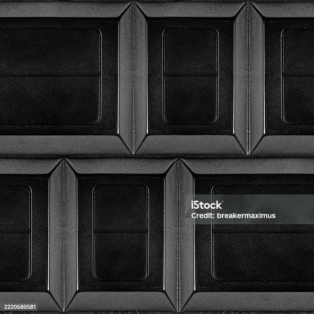 Tech Plastic Texture Seamless 4k Photo Texture Material Of Black Plastic Tech Tile Panel ...