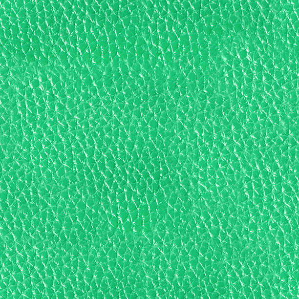 istock Seamless 4k photo texture material of mint green colored soft leather surface. 2220584365