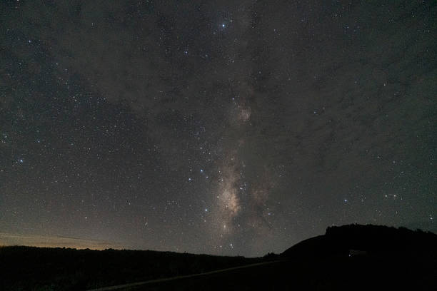 istock Beautiful Night Starry Sky Galaxy 2220592141