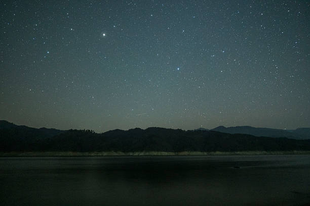 istock Beautiful Night Starry Sky Galaxy 2220592552