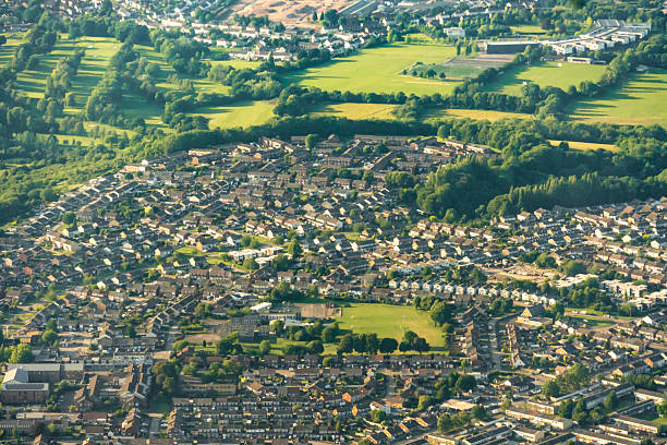 istock Aerial view over Bristol Suburbs 2220599216