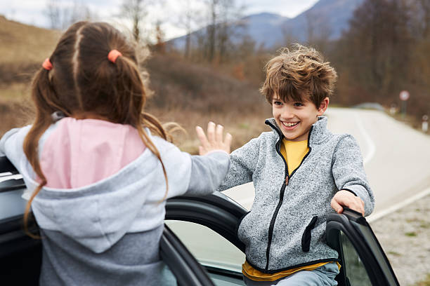 istock Beautiful children enjoying on a road trip 2220599983