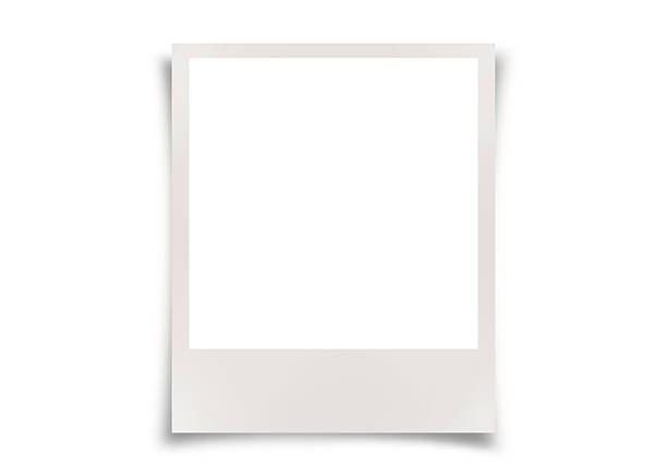 istock Polaroid Photo Frame Mockup. Album Card On Transparent Background. Retro Photo Template 2220606437