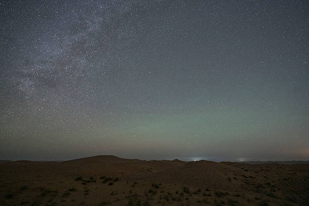 istock Beautiful night sky in the desert, Milky Way 2220607800