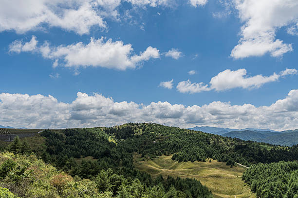 istock Beautiful Outdoor Grassland Wilderness Blue Sky White Clouds 2220607811